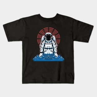 DJ astronaut Kids T-Shirt